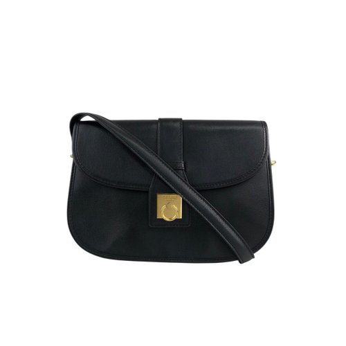 日本直送 名牌中古包 】CELINE セリーヌ ショルダーバッグ ブラック