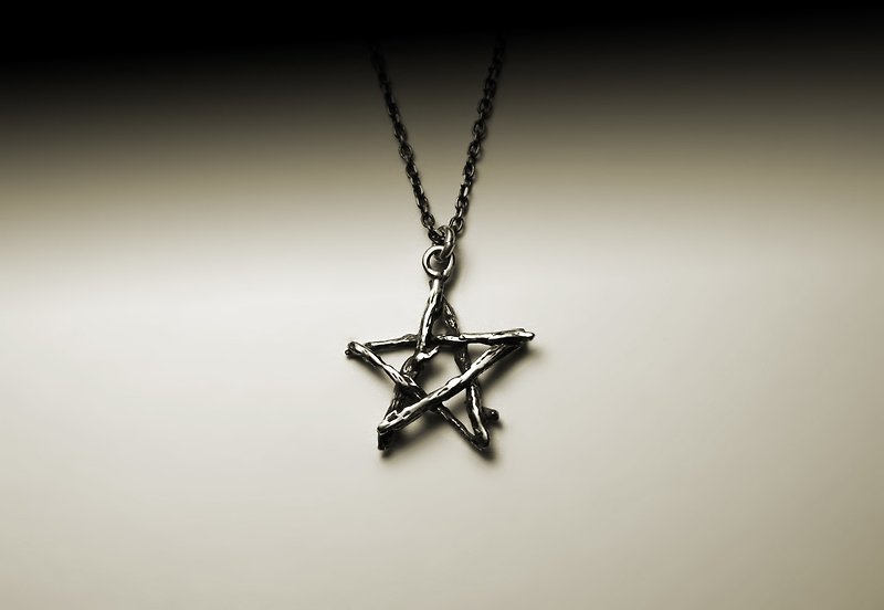 Vine Star Necklace - Necklaces - Other Metals Silver