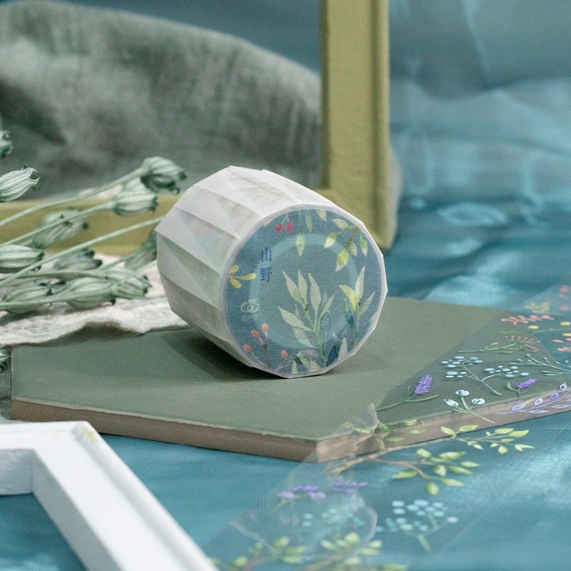 Mountain Colors - 5cm Clear ( Glossy ) PET Masking Tape - มาสกิ้งเทป - พลาสติก 