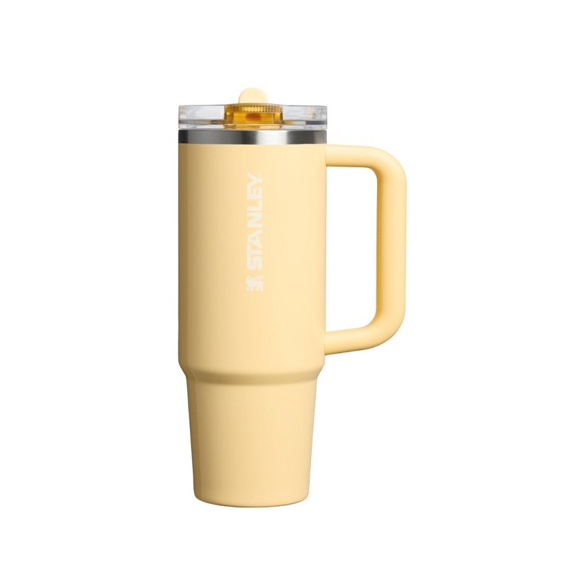 STANLEY 防漏吸管隨手杯 0.88L / 晨曦黃 - 保溫瓶/保溫杯 - 不鏽鋼 