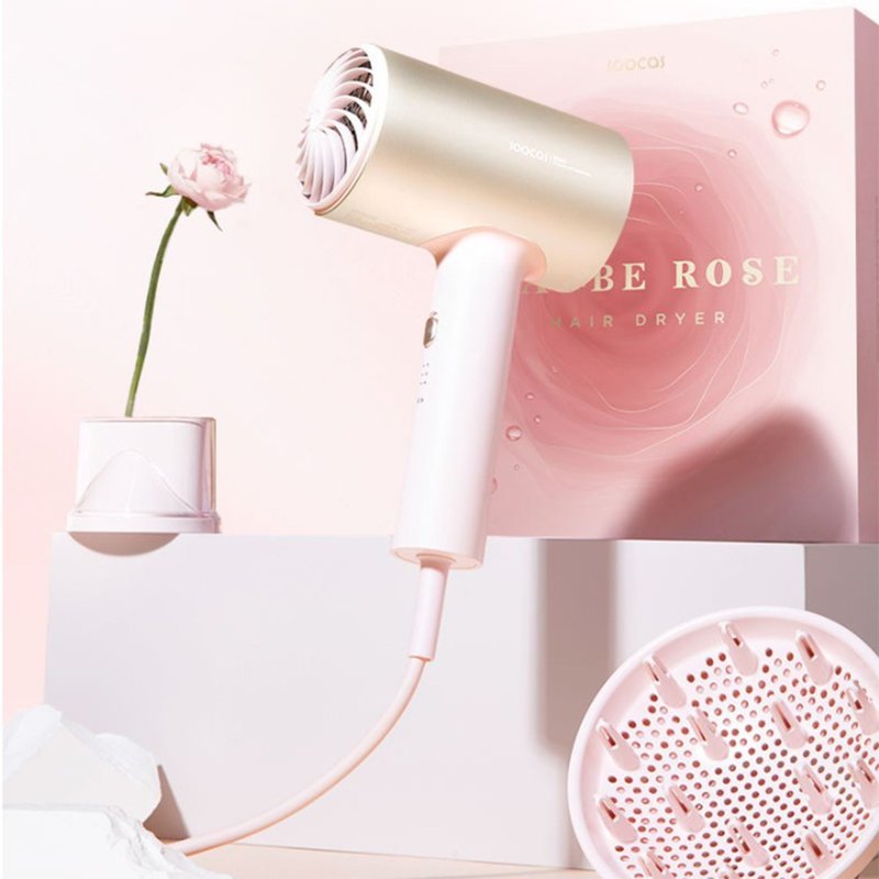 [Free Shipping] Negative Ion Hair Dryer/soocas - Other Small Appliances - Other Materials Pink