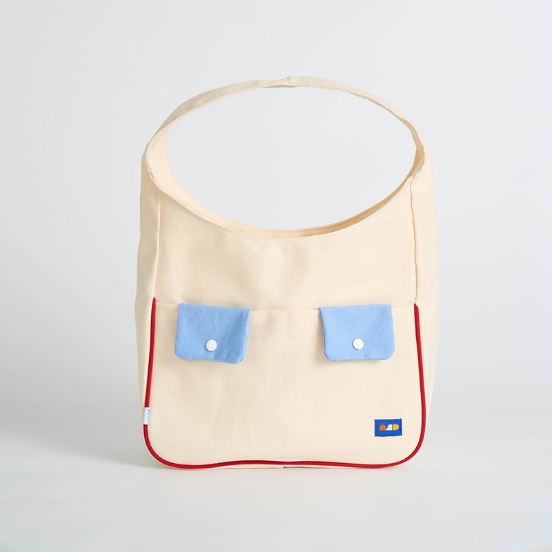 HOBO Shoulder Bag / white color - 手提包/手提袋 - 其他材質 白色