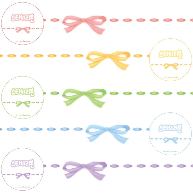 stitch ribbon - Washi Tape - Paper Multicolor