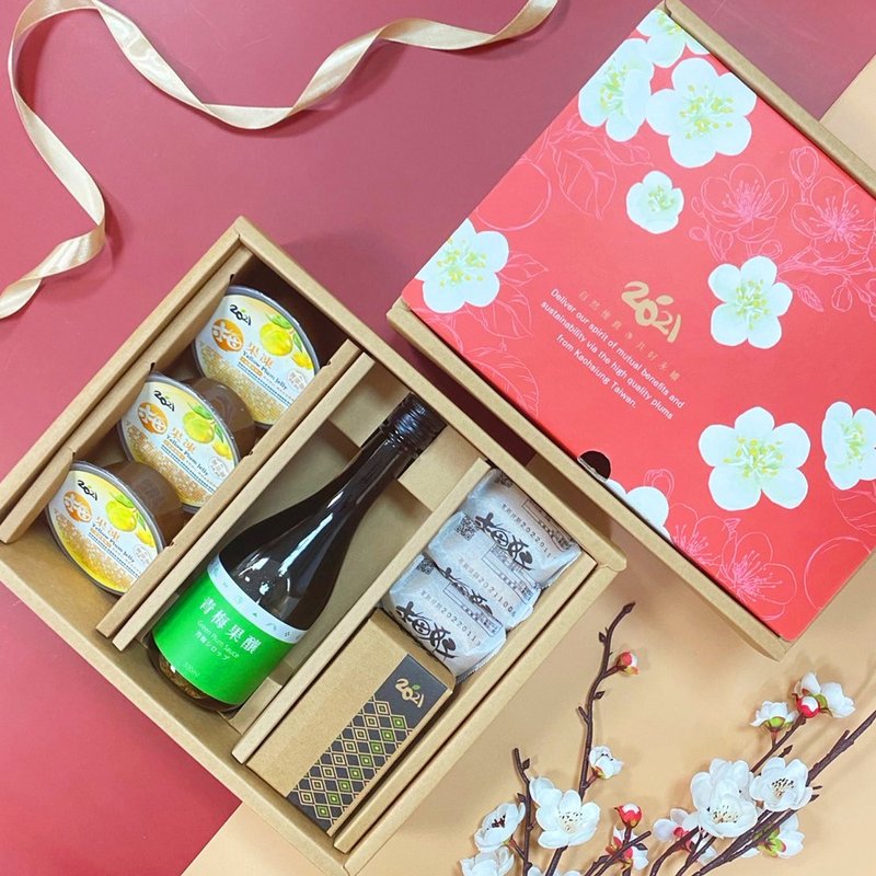 [Spring Festival Gift] 2021 Social Enterprise | Spring Festival Gift Box B (Pre-order will be shipped in 1/2) - ขนมคบเคี้ยว - วัสดุอื่นๆ สีเหลือง