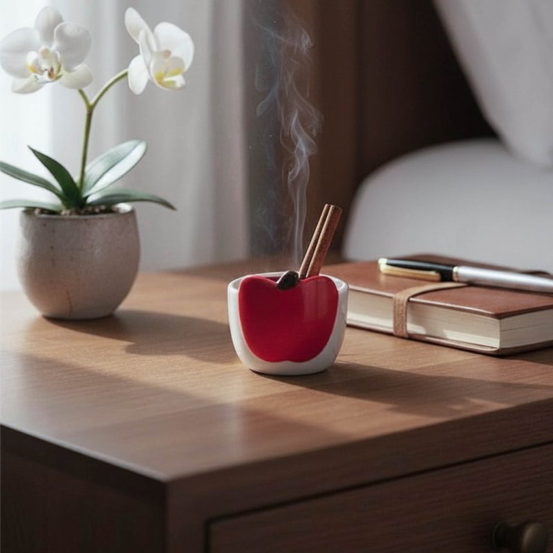 【陶瓷杯】 平平安安蘋果杯200ml - 把好運裝進杯裡 - 咖啡杯/馬克杯 - 瓷 