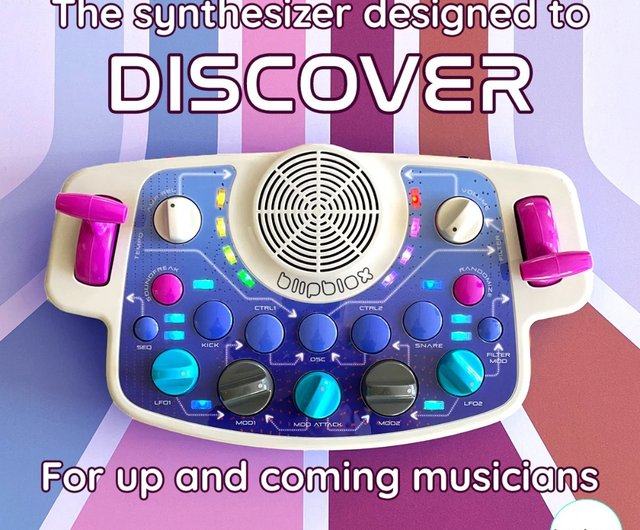 Blipblox SK2 シンセサイザー サウンド教育楽器科学 STEM おもちゃ楽器