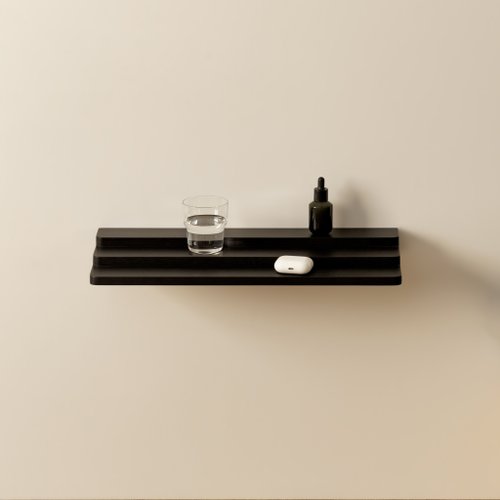 ESAILA 123 Shelf | 白橡木壁掛層架 | 黑