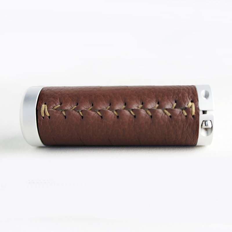 Lychee grain leather grip - Bikes & Accessories - Genuine Leather Brown
