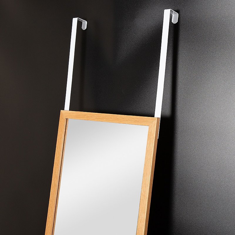 [Qile Sen live] Alice solid wood door rear hanging mirror/full-length mirror/hanging mirror/full-length mirror/mirror - Other Furniture - Other Materials Silver