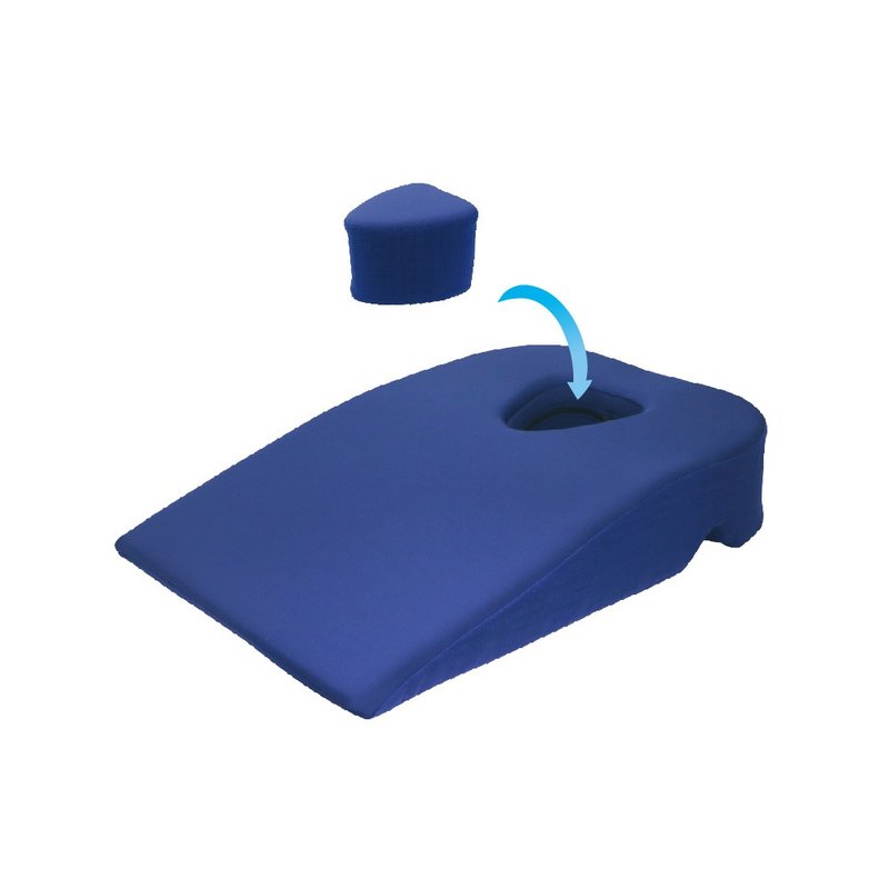 空口加寬版-第三代-三合一SPA按摩趴睡舒壓枕 - 其他 - 其他材質 藍色