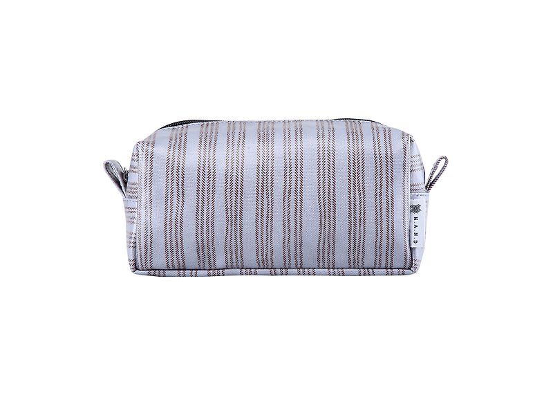 Japanese style, waterproof, Kyoto cosmetic bag —Nara Grey - Toiletry Bags & Pouches - Waterproof Material Multicolor
