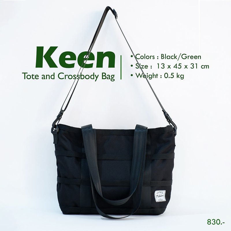 Malabaru 'Keen' Tote and Crossbody Bag - กระเป๋าถือ - วัสดุอีโค 