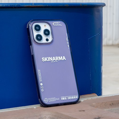SKINARMA iPhone 14 Pro/14 Pro Max Iro IML工藝防刮三料防摔手機殼-紫色