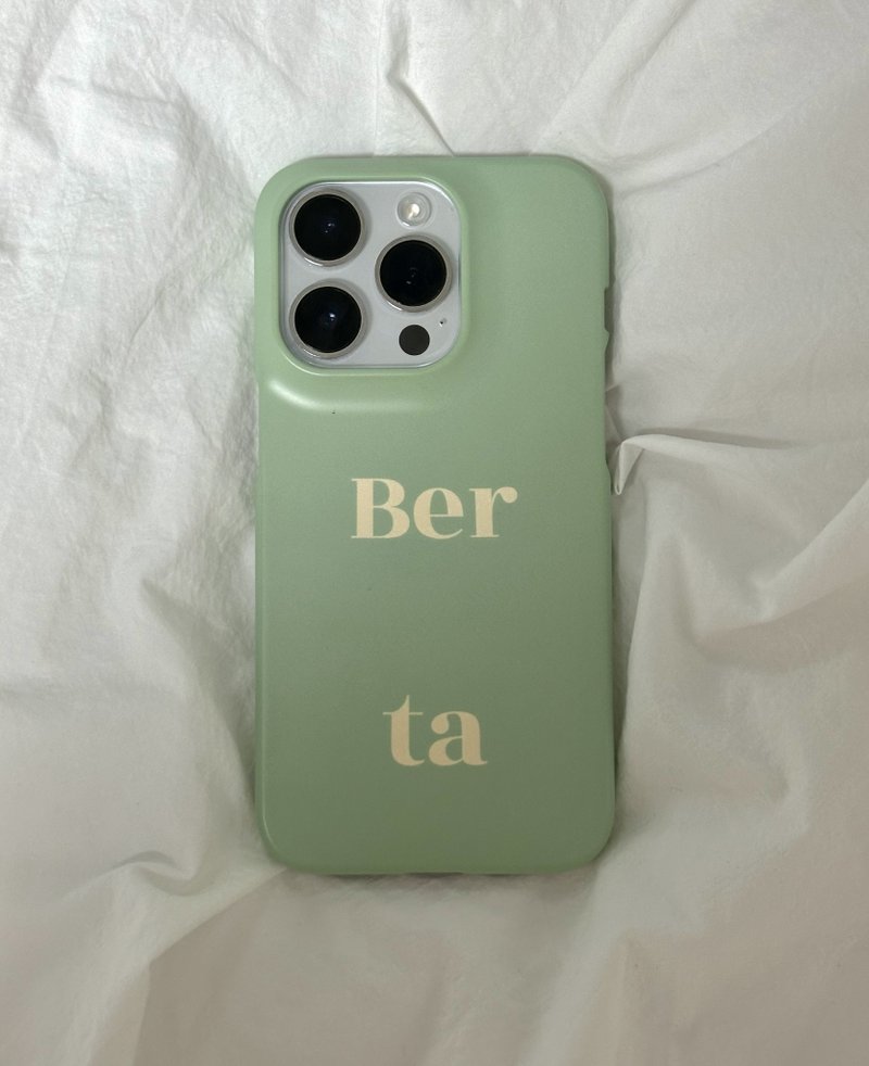 berta logo green hard case 16 15 - Phone Cases - Other Materials 