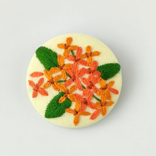 秋 金木犀ともみじ ハート ヘアゴム 秋 金木犀ともみじ ハート ヘアゴム