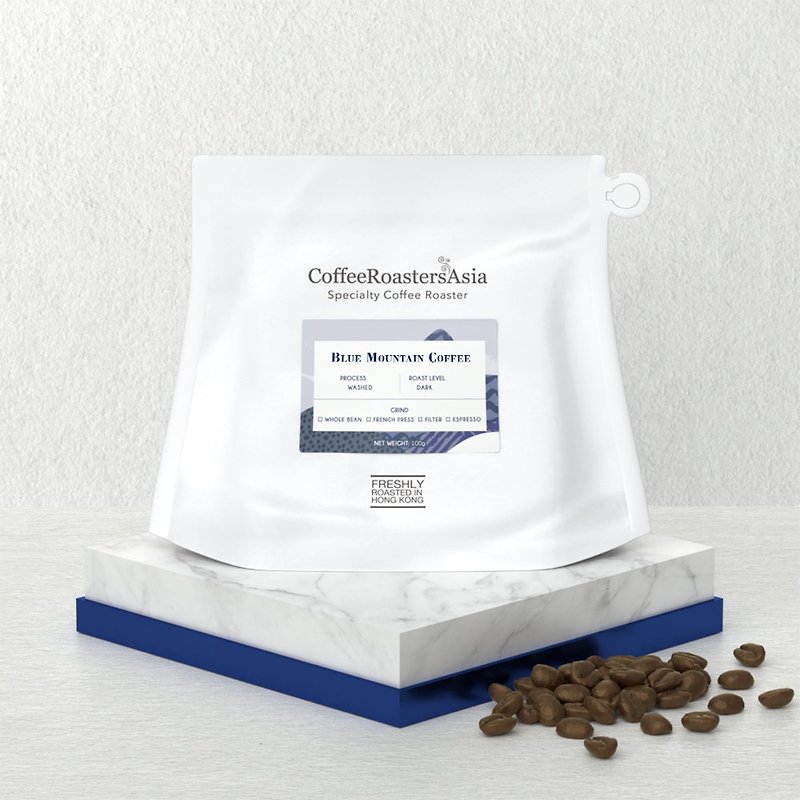 藍山咖啡 牙買加 深焙 - 咖啡/咖啡豆 - 新鮮食材 咖啡色
