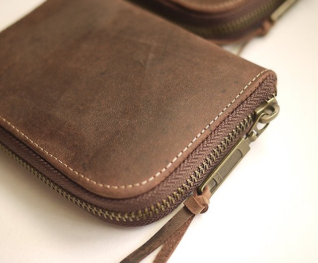 Short Clip Wallet Purse Coin, Does Real Leather Discolor