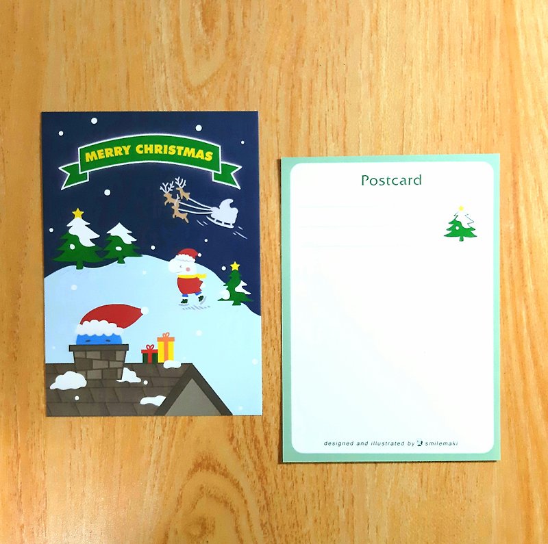 聖誕 (二) / 明信片 - 心意卡/卡片 - 紙 多色