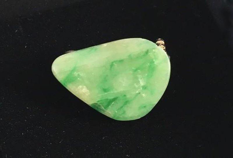 Burmese natural jade brooch 2 - Brooches - Gemstone 