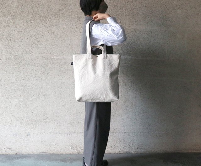 CDL Canvas Tote Bag SMALL Off White