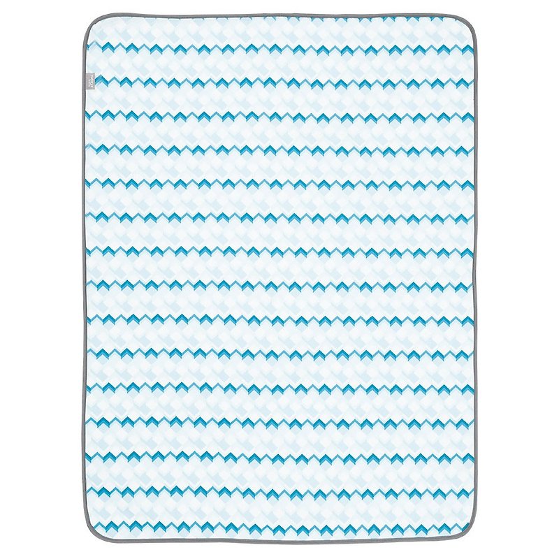Sheet and Mattresses Protector Pad - Blue Building Blocks - อื่นๆ - ผ้าฝ้าย/ผ้าลินิน สีน้ำเงิน