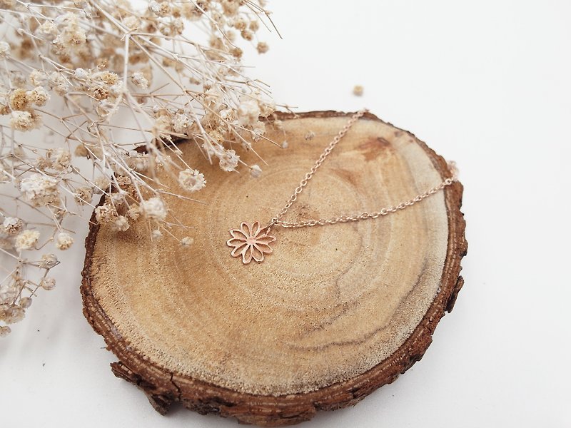 Condensation ✦ ✦ ✦ flower Bronze plating ✦ ✦ Rose Gold bracelet - Bracelets - Other Metals Red