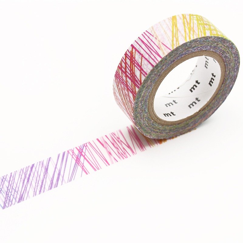 mt x Kapitza Masking Tape【Scribble (MTKAPI03)】2017AW - Washi Tape - Paper Multicolor
