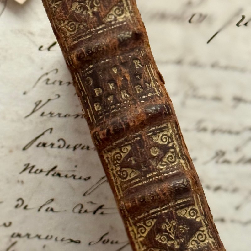 50419-珍藏博物館等級法國300年古籍 聖埃弗雷蒙Saint-Évremond - 刊物/書籍 - 紙 
