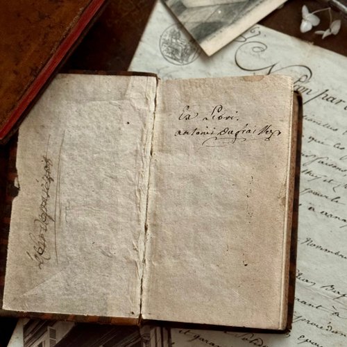 50419- 博物館級のフランスの300年前の古書サン・テヴルモン