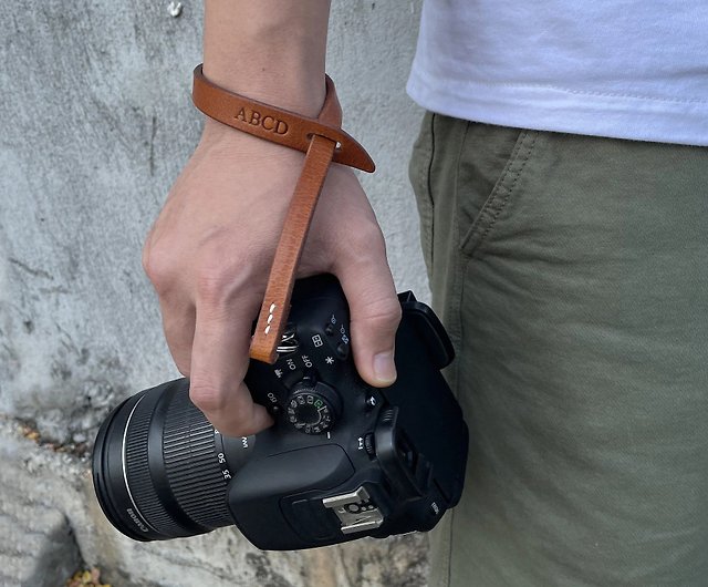 Adjustable Leather Camera Wrist Strap,Wrist Camera Strap,Leather