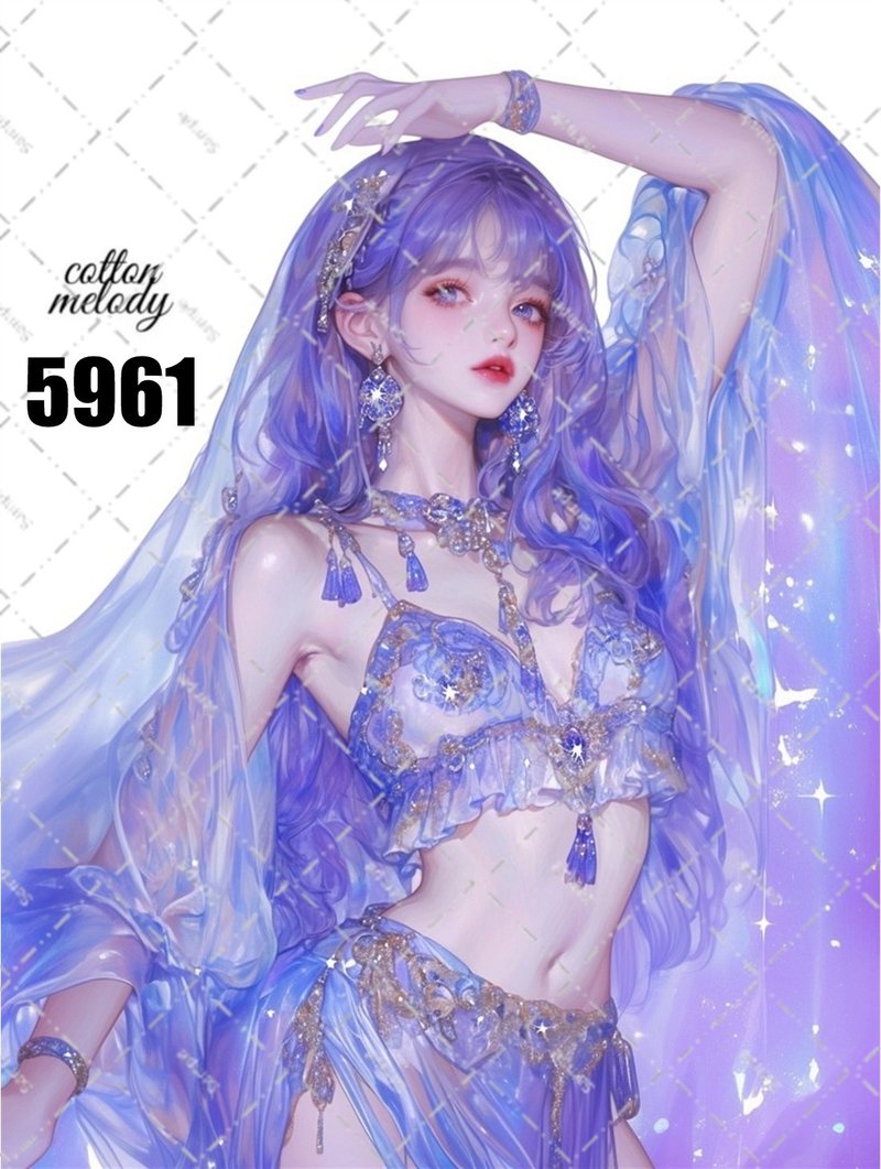 original sticker no.5961 人物ステッカー オリジナルステッカー 人物ステッカー 女の子ステッカー オリジナル人物ステッカー - 貼紙 - 紙 