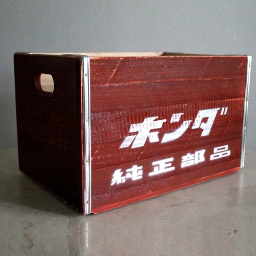 明治？の木箱　破損有り 1960年代のソーダ木箱の純正部品を再刻印 - ショップ BAKKU