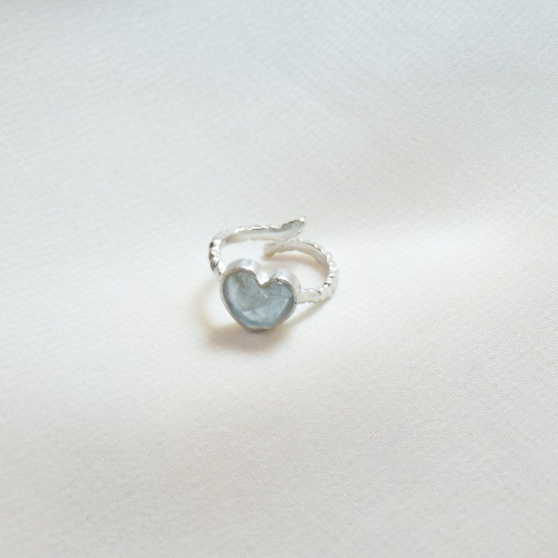 เครื่องประดับ Rockmejewelry รุ่น Heartbeat ring - แหวนทั่วไป - วัสดุอื่นๆ สีเงิน