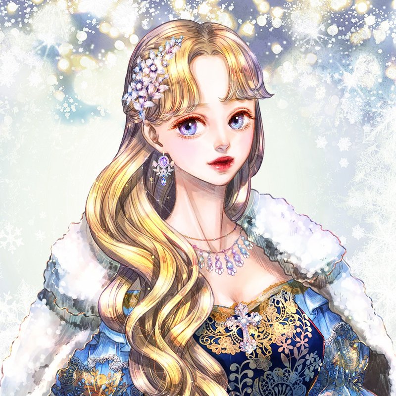 Four Seasons : Winter sticker (8color) - 貼紙 - 紙 