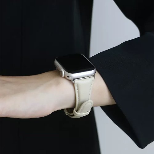BOVER Apple iwatch 真皮錶帶 進口小牛皮 蘋果手錶帶 女窄款【可客製】