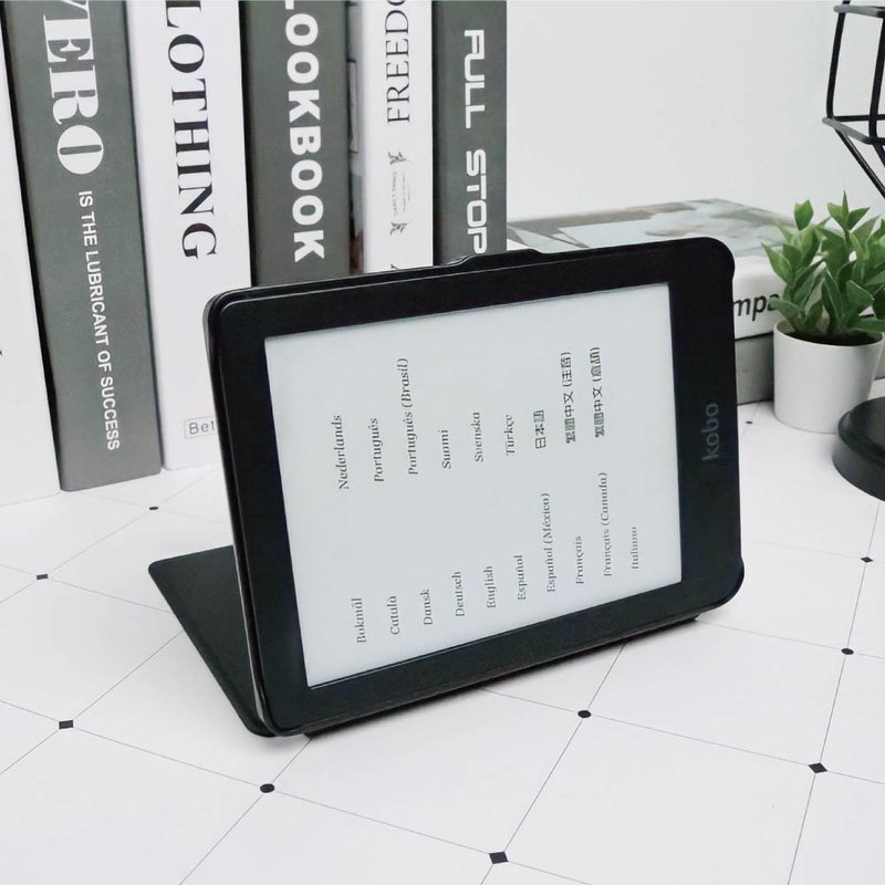 樂天Kobo clara HD 6吋 全方位保護 電子書閱讀器 自動休眠保護套 - 科技小物 - 塑膠 黑色