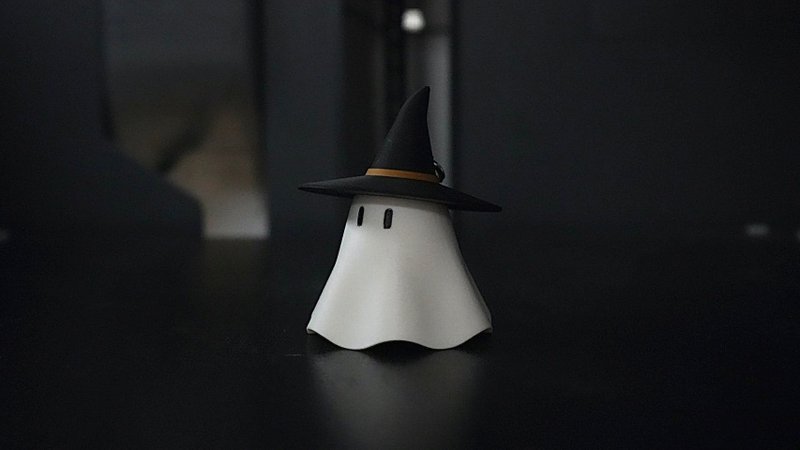 Emoo ghost keychain/pendant - ที่ห้อยกุญแจ - พลาสติก 