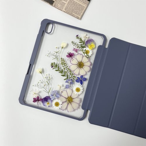 FeimeiPresents 日向雛菊手工押花iPad殼 iPad Air 11寸 13寸 iPad Pro 11寸 13寸