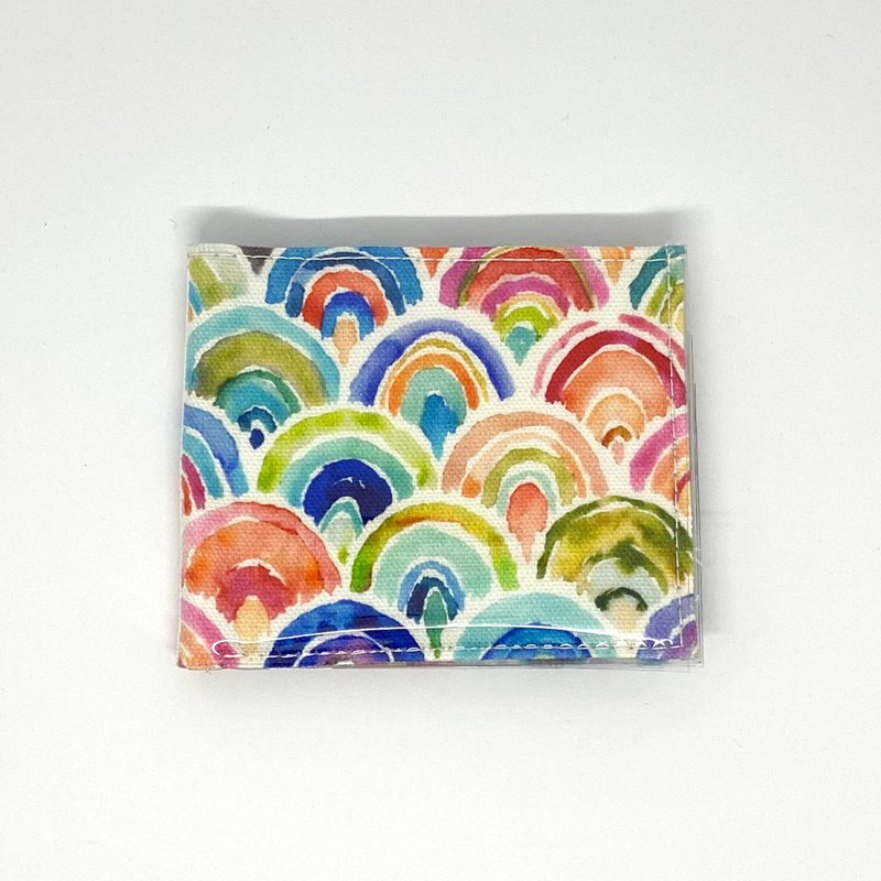 【快速出貨】輕薄防潑水 | 酒精擦拭【透明果凍系短夾】虹 - 錢包/皮夾/長短夾 - 其他材質 多色