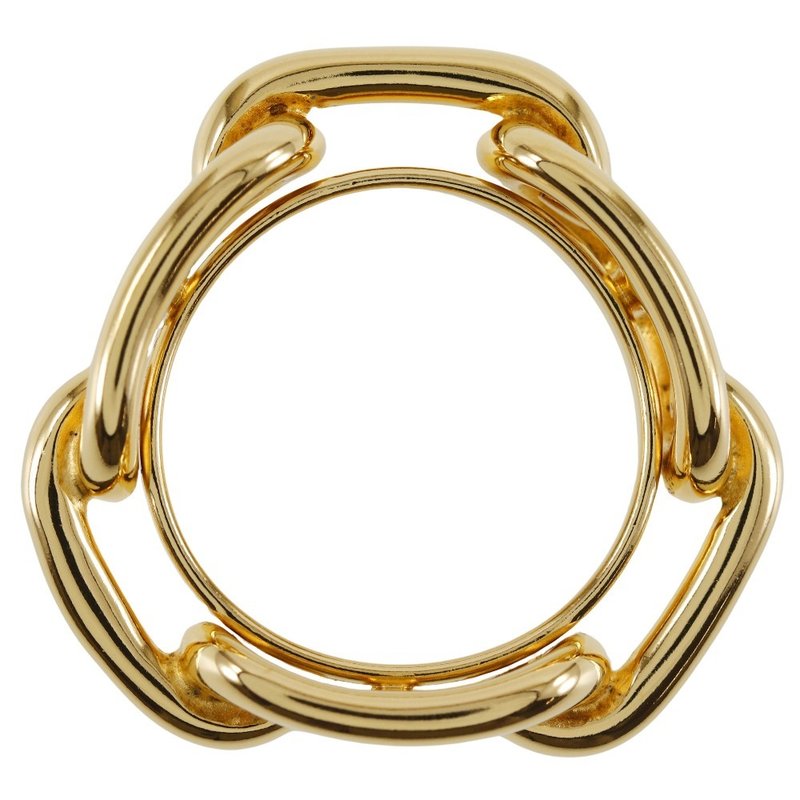 【日本直送】エルメス HERMES シェーヌダンクル スカーフリング 金メッキ ゴールド レディース【中古】 - 絲巾 - 其他金屬 金色