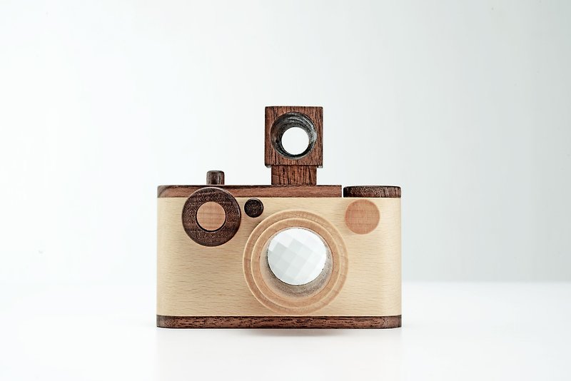 35mm クラシック カメラ ログ トイカメラ - 置物 - 木製 
