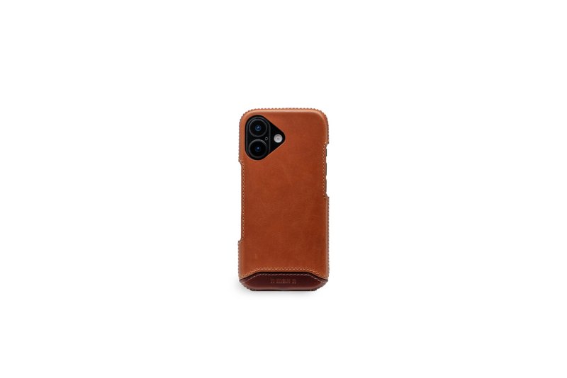 iPhone 17 經典系列-磁吸手機皮套-古銅棕 - 手機殼/手機套 - 真皮 咖啡色