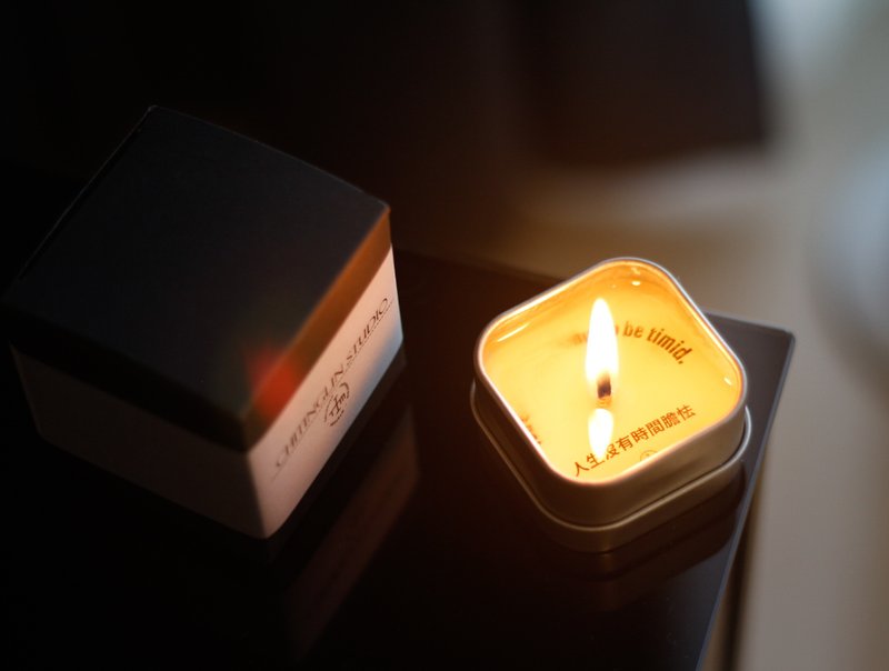 幸運蠟燭/經典精裝/天然精油/大豆蠟燭/聖誕禮物/交換禮物 - 香氛蠟燭/燭台 - 蠟 