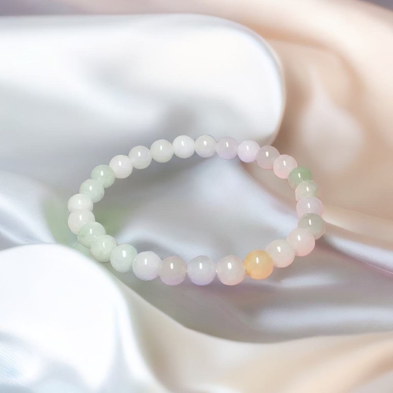 Colorful Jadeite Bracelets | Natural Burmese Grade A Jadeite | Gifts - Bracelets - Jade Multicolor