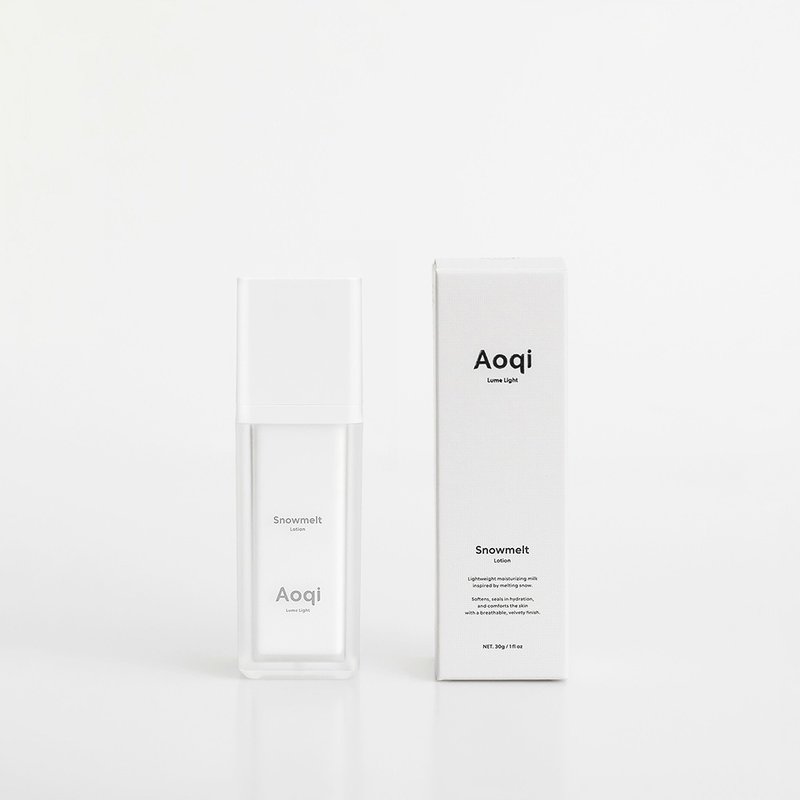 Aoqi-層潤雪融臉部乳 積雪草、玻尿酸、六胜肽築起安撫與滋養基礎 - 乳霜 - 其他材質 