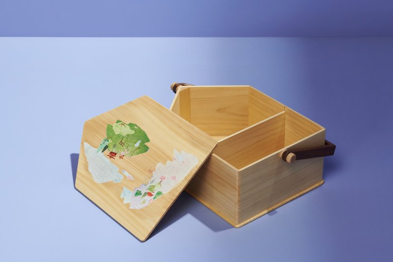 Dole Dessert Basket - Storage - Wood 