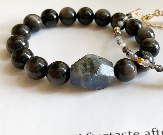 Black Labradorite Bracelet