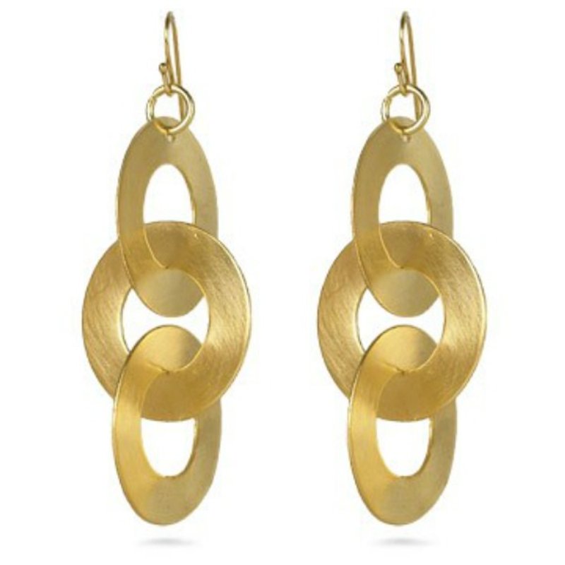 Lei Hanna Earrings - Earrings & Clip-ons - Other Metals Gold