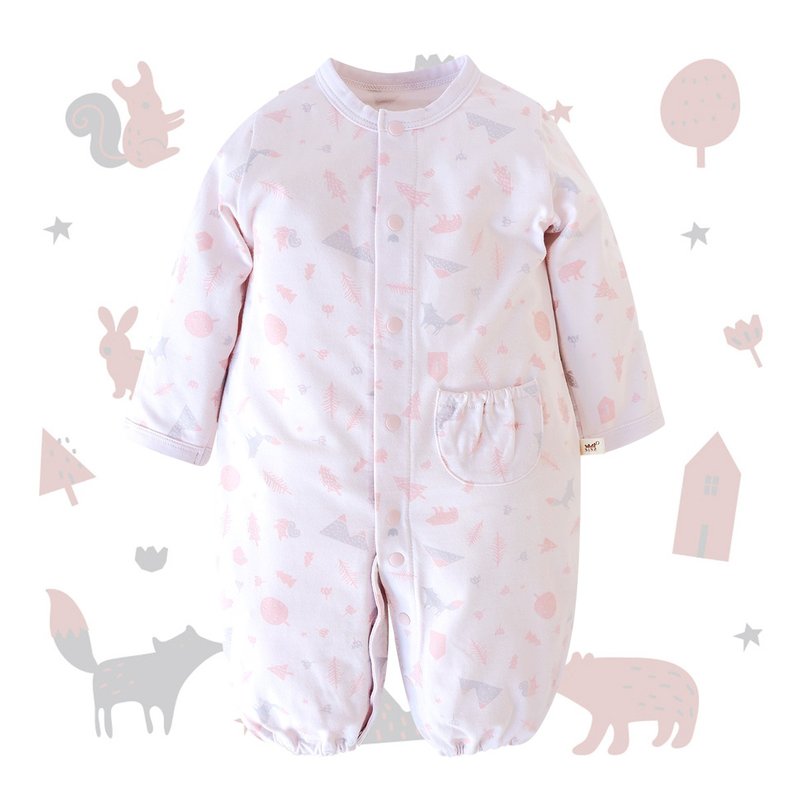 [SISSO Organic Cotton] Nordic Bunny Two-Purpose Rabbit Outfit (Little Pink) 3M 6M - ชุดทั้งตัว - ผ้าฝ้าย/ผ้าลินิน สึชมพู