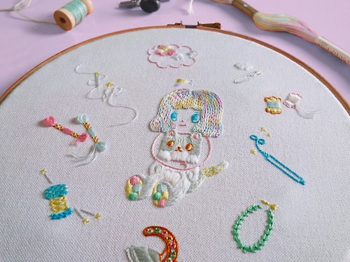 說說刺繡 Woyi Embroidery Design (個人預約)刺繡基礎至進階10種針法靈活運用 新手魔法師